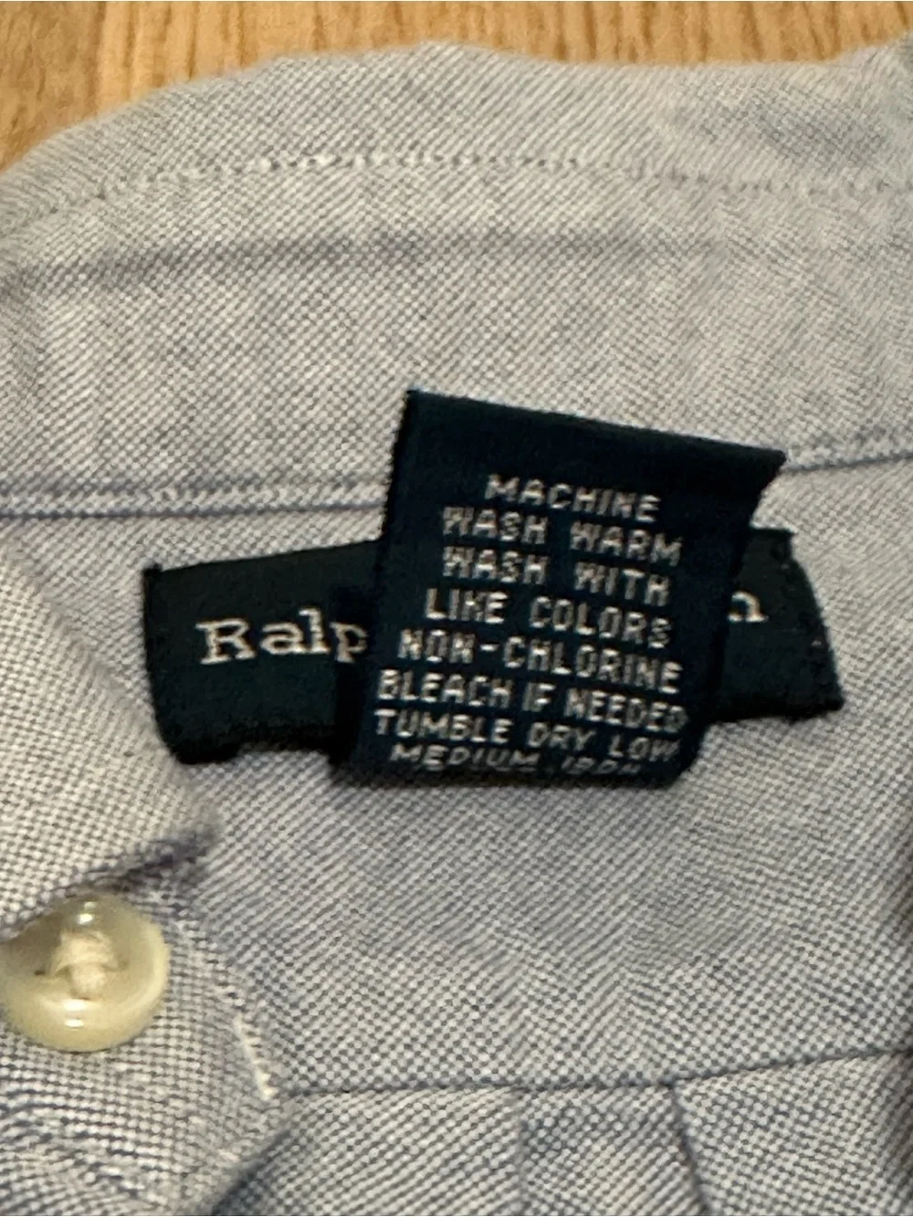Ralph Lauren classic button